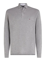 Tommy Hilfiger Langarm-Poloshirt 1985 REGULAR LS POLO Grau/Hellgrau