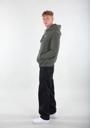 Alpha Industries Hoodie Basic Hoodie Small Logo Dunkelgrün/Grün