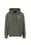 Alpha Industries Hoodie Basic Hoodie Small Logo Dunkelgrün/Grün