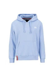 Alpha Industries Hoodie Basic Hoodie Small Logo Hellblau/Blau