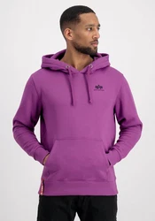 Alpha Industries Hoodie Basic Hoodie Small Logo Rosa/Lila