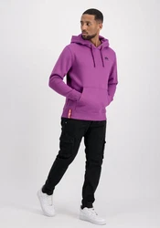 Alpha Industries Hoodie Basic Hoodie Small Logo Rosa/Lila