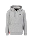 Alpha Industries Hoodie Basic Hoodie Small Logo Hellgrau/Grau