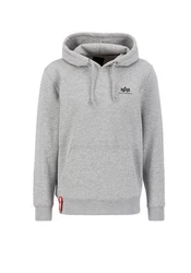 Alpha Industries Hoodie Basic Hoodie Small Logo Hellgrau/Grau