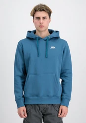 Alpha Industries Hoodie Basic Hoodie Small Logo Blau/Hellblau/Grau