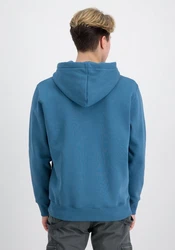Alpha Industries Hoodie Basic Hoodie Small Logo Blau/Hellblau/Grau