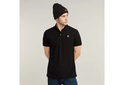 G-STAR Poloshirt Dunda slim fit Dunkelrot/Schwarz/Bordeaux