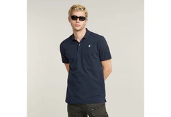 G-STAR Poloshirt Dunda slim fit Dunkelblau/Blau/Hellblau