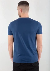 Alpha Industries Herren Basic T-Shirt Hellblau/Blau/Dunkelblau
