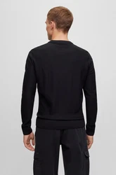 BOSS Pullover Avac Dunkelblau/Blau/Schwarz/Hellblau