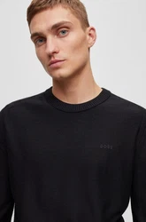 BOSS Pullover Avac Dunkelblau/Blau/Schwarz/Hellblau