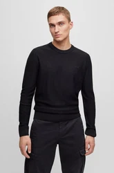 BOSS Pullover Avac Dunkelblau/Blau/Schwarz/Hellblau