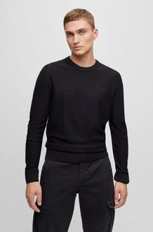 BOSS Pullover Avac Dunkelblau/Blau/Schwarz/Hellblau