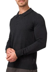 Indicode Polokragenpullover INBarner Dunkelgrau/Grau/Schwarz