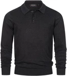 Indicode Polokragenpullover INBarner Dunkelgrau/Grau/Schwarz