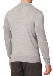 Indicode Polokragenpullover INBarner Grau/Hellgrau