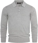 Indicode Polokragenpullover INBarner Grau/Hellgrau
