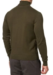 Indicode Rollkragenpullover INBurns Dunkelgrün/Khaki