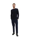 TOM TAILOR Strickpullover Rundhals marine