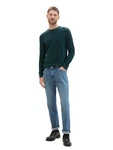 TOM TAILOR Strickpullover Rundhals Türkis/Dunkelgrün/Blau/Grün/Hellblau