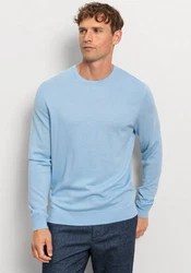 OLYMP Rundhalspullover Strick Casual 