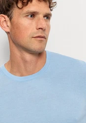 OLYMP Rundhalspullover Strick Casual 