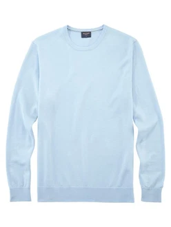 OLYMP Rundhalspullover Strick Casual 