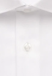 Seidensticker Businesshemd Slim Kentkragen Uni Weiß/Creme/Braun