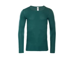 LIVING CRAFTS Kurzarmshirt JOHAN GOTS zertifiziert Grün/Dunkelgrün/Türkis