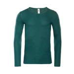 LIVING CRAFTS Kurzarmshirt JOHAN GOTS zertifiziert Grün/Dunkelgrün/Türkis