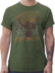 Shirtracer T-Shirt Almrausch Hirsch Tradition Alpen Almerer Mode fr Oktoberfest Herren 