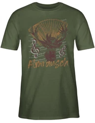Shirtracer T-Shirt Almrausch Hirsch Tradition Alpen Almerer Mode fr Oktoberfest Herren 