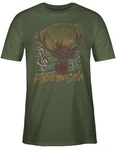 Shirtracer T-Shirt Almrausch Hirsch Tradition Alpen Almerer Mode fr Oktoberfest Herren 