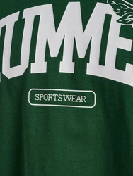 hummel T-Shirt hmlLOOSE TEE S/S UNIVERSITY BE dunkelgrün
