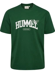 hummel T-Shirt hmlLOOSE TEE S/S UNIVERSITY BE dunkelgrün
