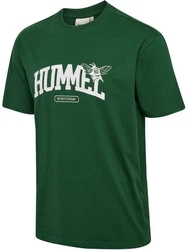 hummel T-Shirt hmlLOOSE TEE S/S UNIVERSITY BE dunkelgrün