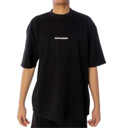 Pegador T-Shirt PGDR Colne Logo Oversized Tee gewaschenes schwarz