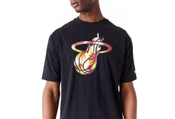 New Era T-Shirt NBA Miami Heat schwarz