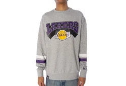 New Era NBA Arch Loslak Sweatpulli grau