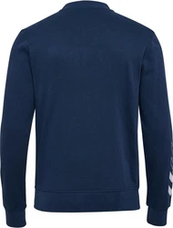 hummel Kapuzenpullover Hmlelemental Sweatshirt Dunkelblau/Hellblau