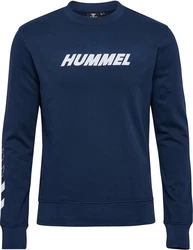 hummel Kapuzenpullover Hmlelemental Sweatshirt Dunkelblau/Hellblau