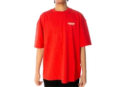 Pegador T-Shirt PGDR Alchar Oversited Tee gewaschenes Rot