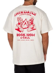 iriedaily T-Shirt Future Camp Tee Weiß/Khaki/Dunkelblau/Blau/Rot/Creme/Beige