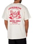 iriedaily T-Shirt Future Camp Tee Dunkelblau/Blau/Rot/Creme/Beige/Weiß/Khaki