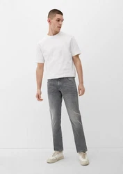 QS Slim-fit-Jeans RICK Hellgrau/Grau/Dunkelgrau