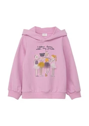 s.Oliver Langarmhemd Sweatshirt Rosa/Lila