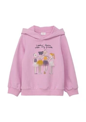 s.Oliver Langarmhemd Sweatshirt Rosa/Lila