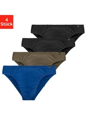 le jogger Slip (Packung, 4-St) Khaki/Dunkelgrün/Schwarz