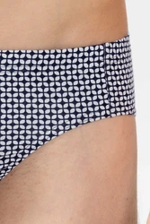 Mey Jazz-Pants Slips Serie Blue Geo Minimal-Print Blau