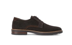 Pius Gabor Schnürschuh Dunkelbraun/Braun/Dunkelgrün
